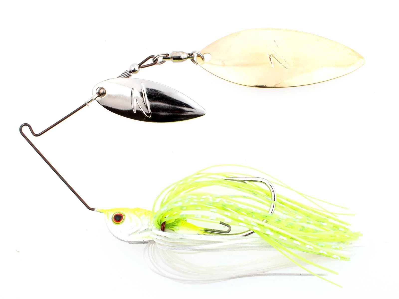 Z-Man SlingBladeZ Power Finesse DW Spinnerbait 18g Chartreuse Pearl