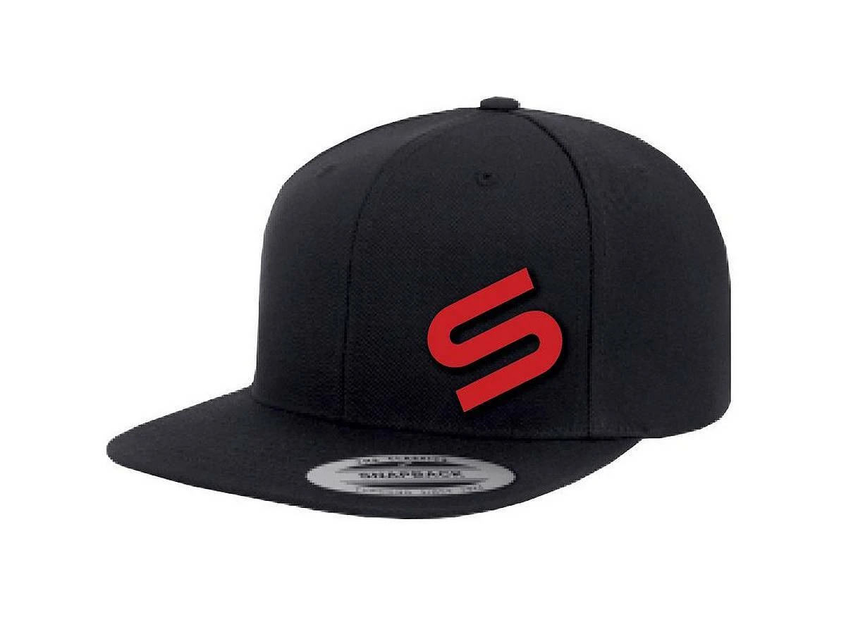 Sonik Black Snapback Icon Cap