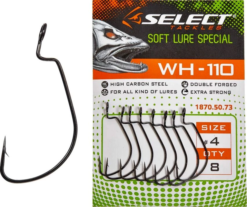 Select Soft Lure Special Offsethaken WH-110 #6
