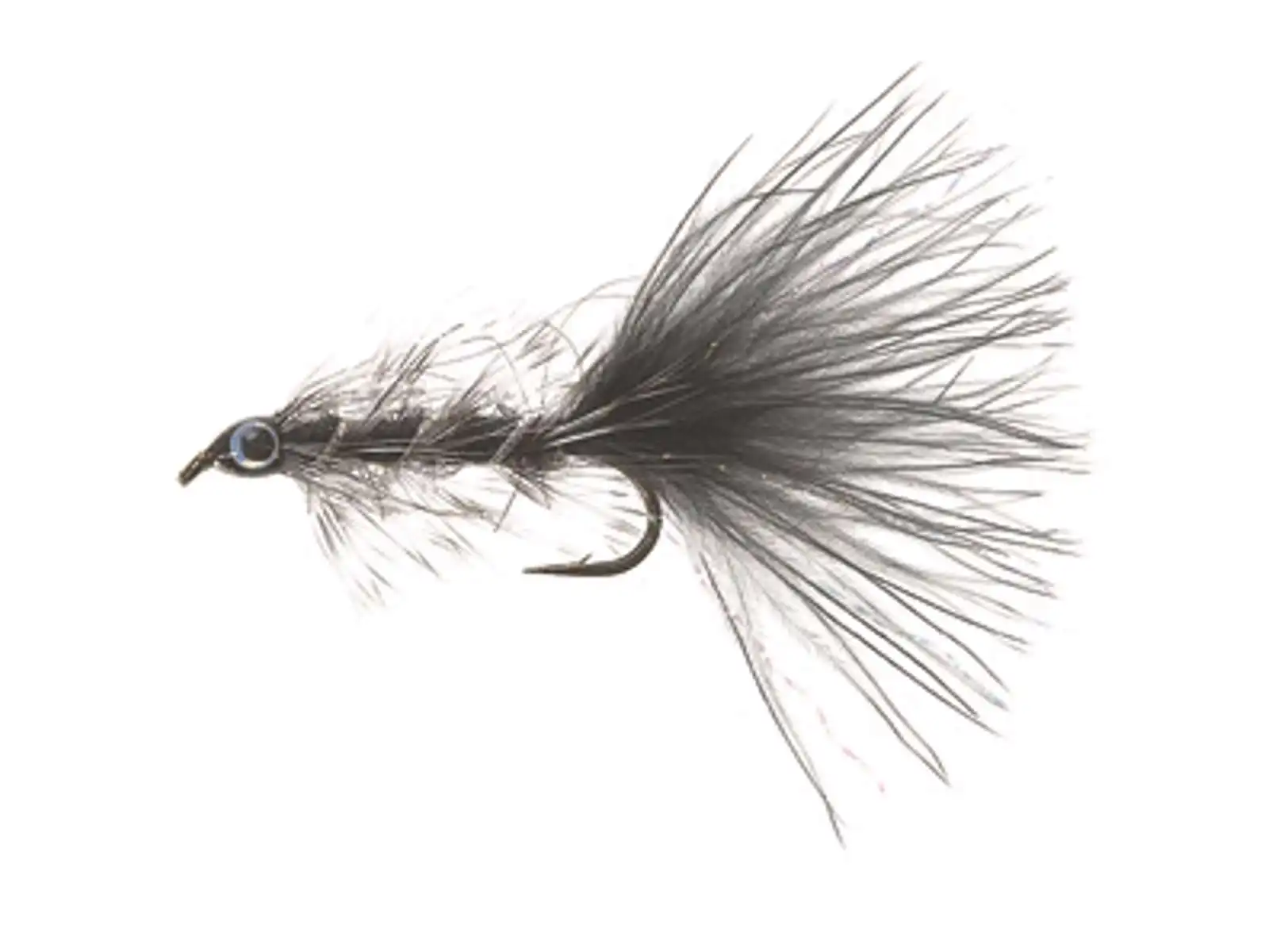 Unique Flies Swim Bugger Black Daiichi 1720 #8