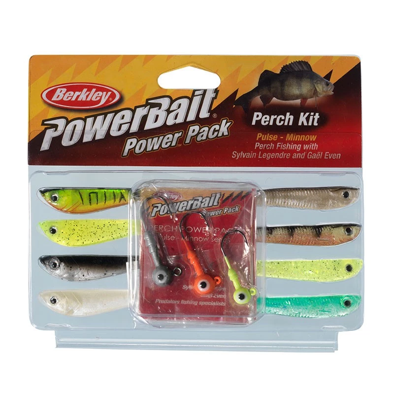 Berkley Powerbait Power Pack Perch Kit Pulse Minnow