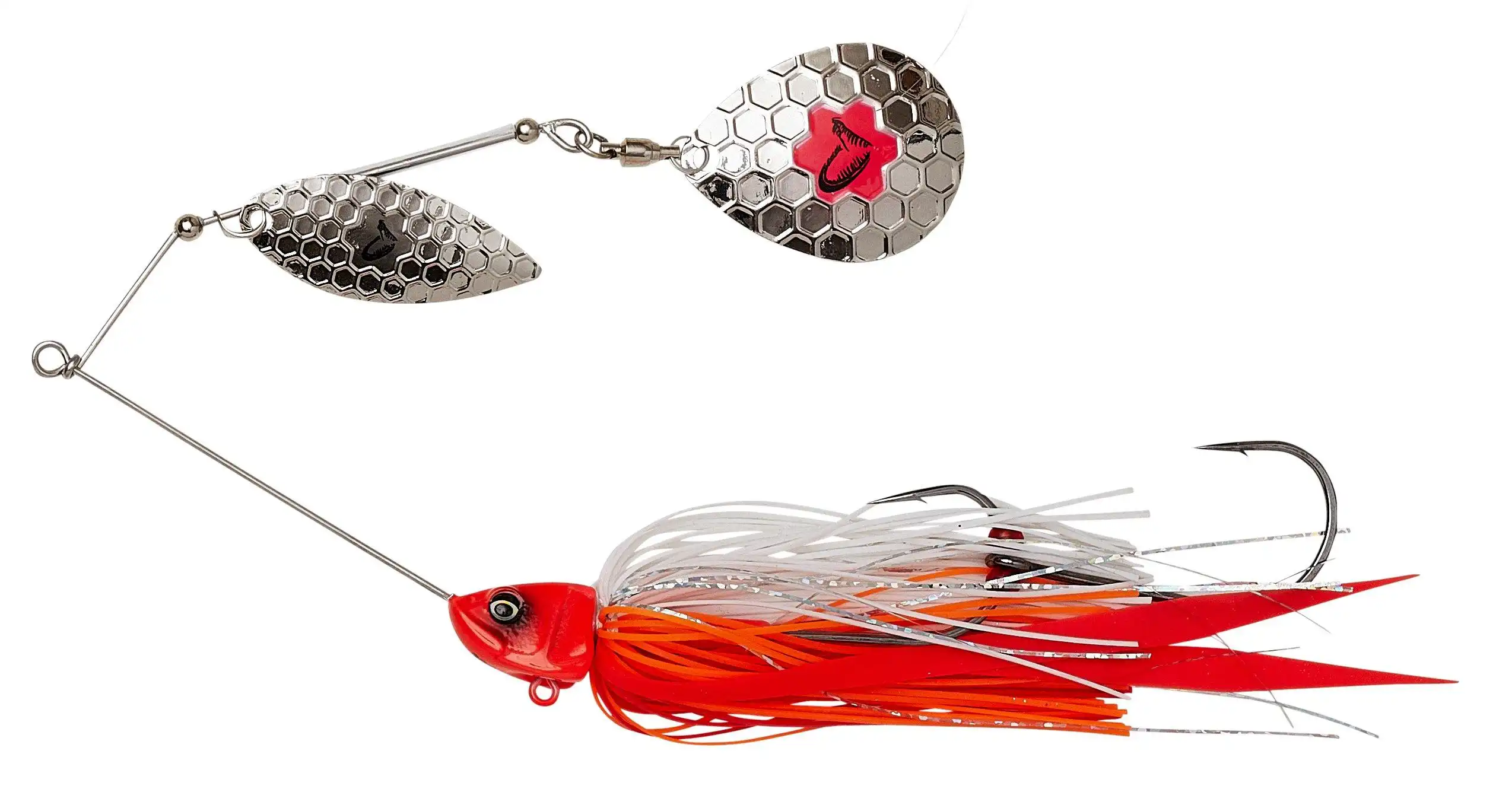 Savage Gear FZ Da Bush Spinnerbait 21g Red Head Silver