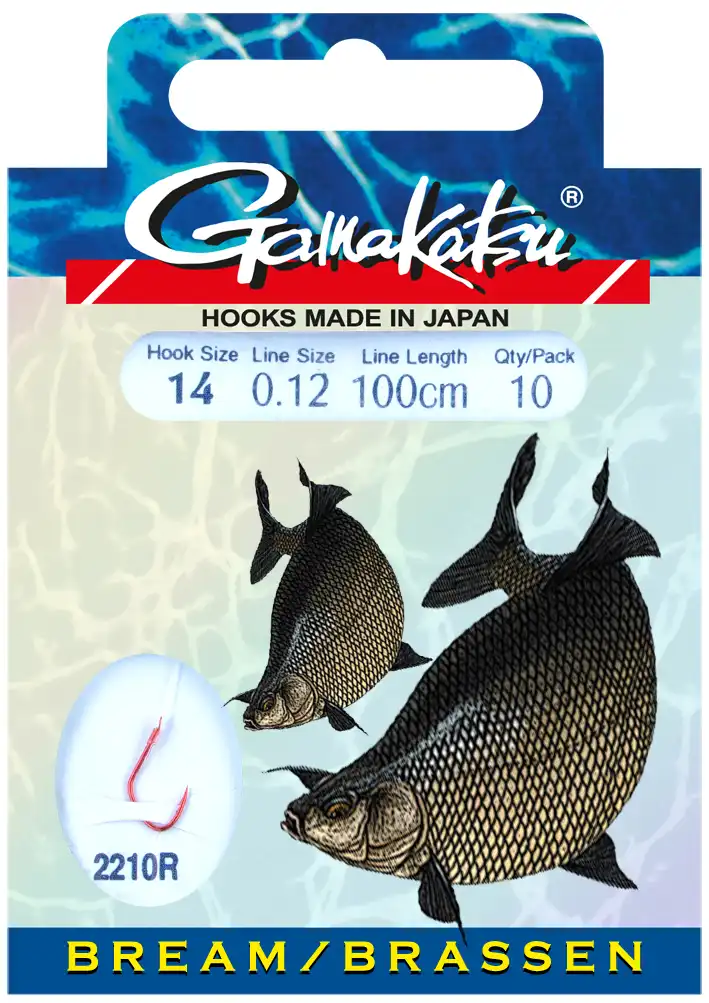 Gamakatsu Booklet Bream 2210R 100cm #6 0,16mm