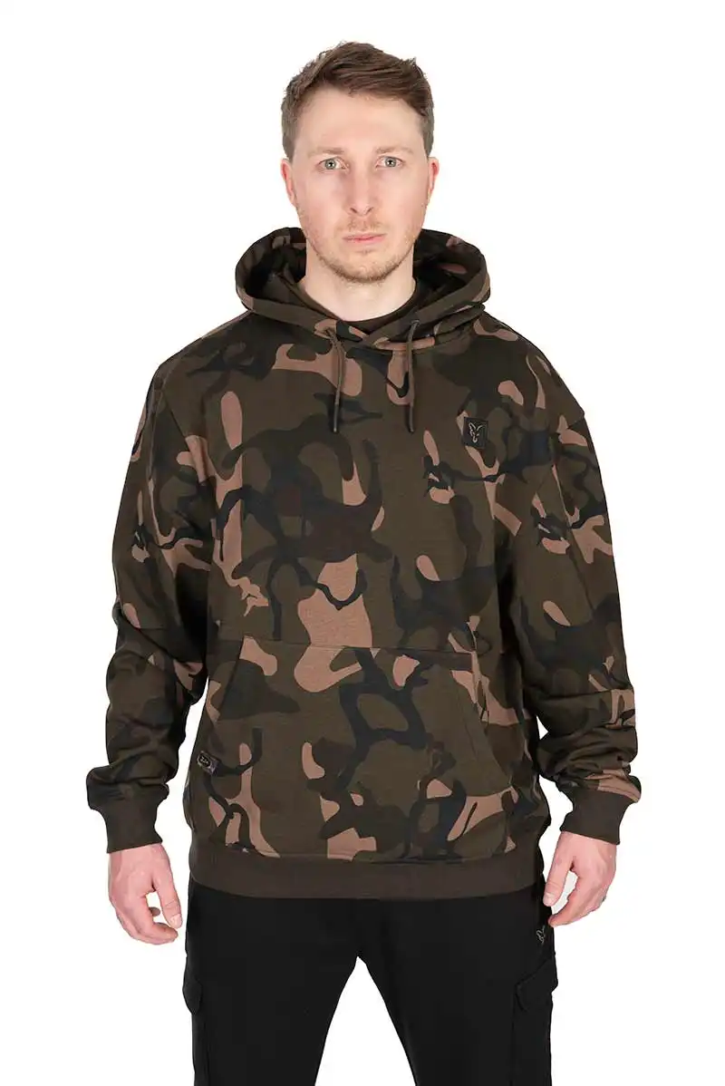 FOX Carp LW Pullover Hoody Camo #M