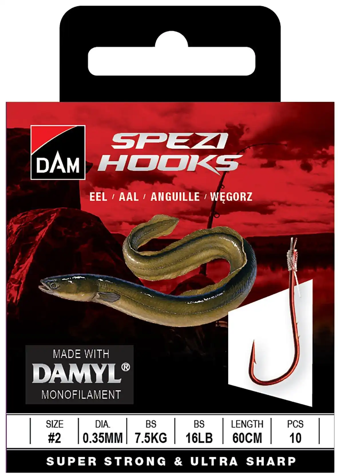 DAM Spezi Eel #4 60cm 0,30mm