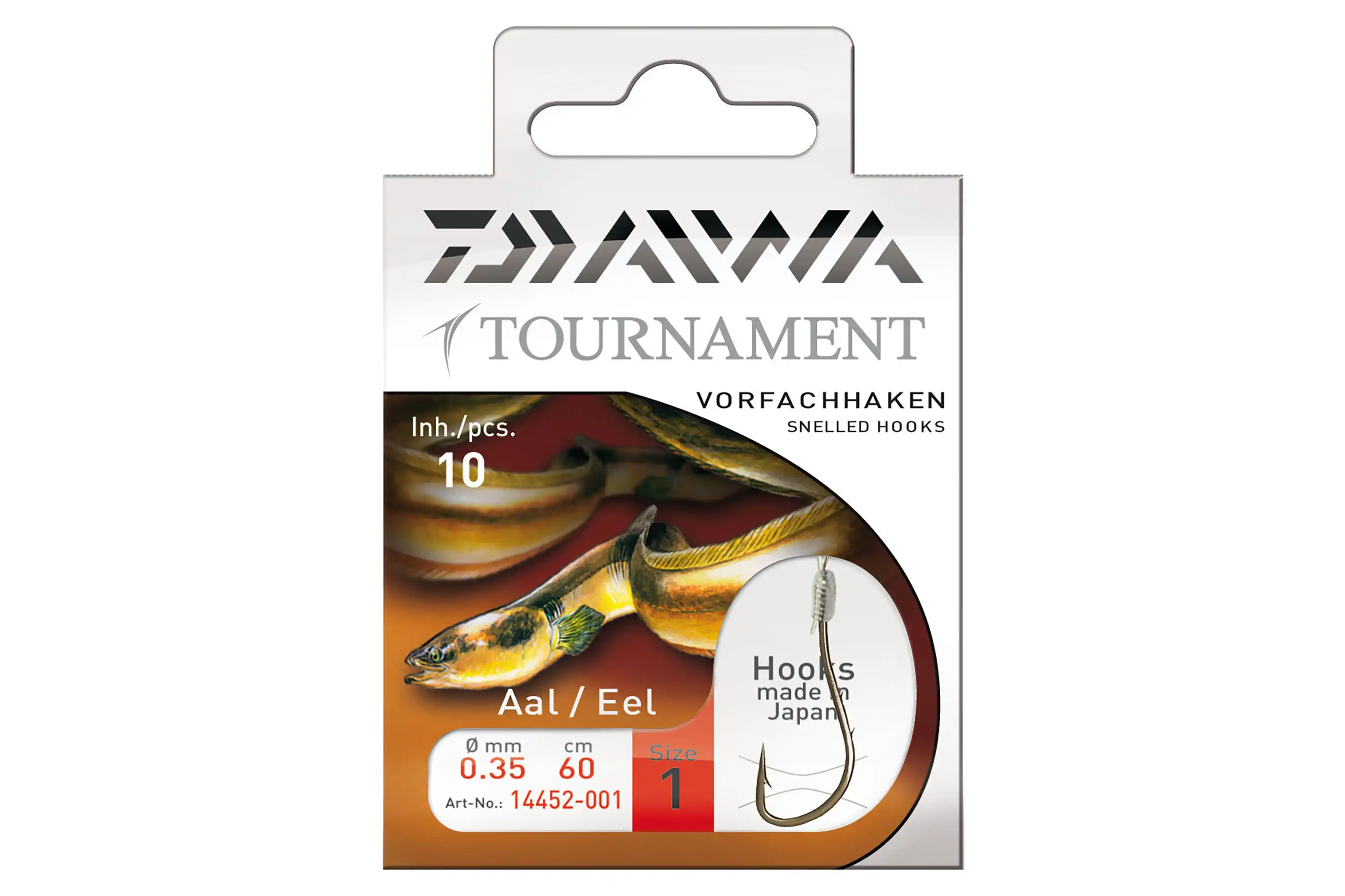 Daiwa Tournament Aalhaken #4 60cm 0,33mm