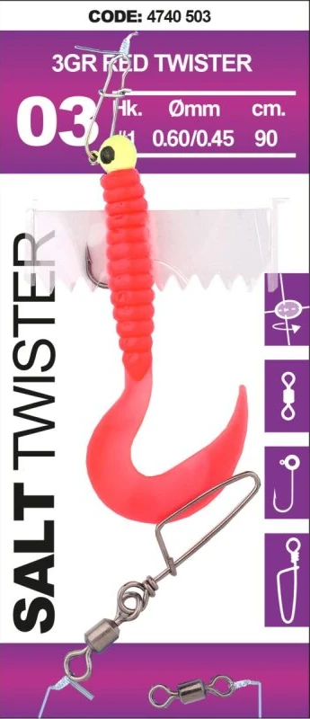 Spro Salt Twister 03 0,9m Red