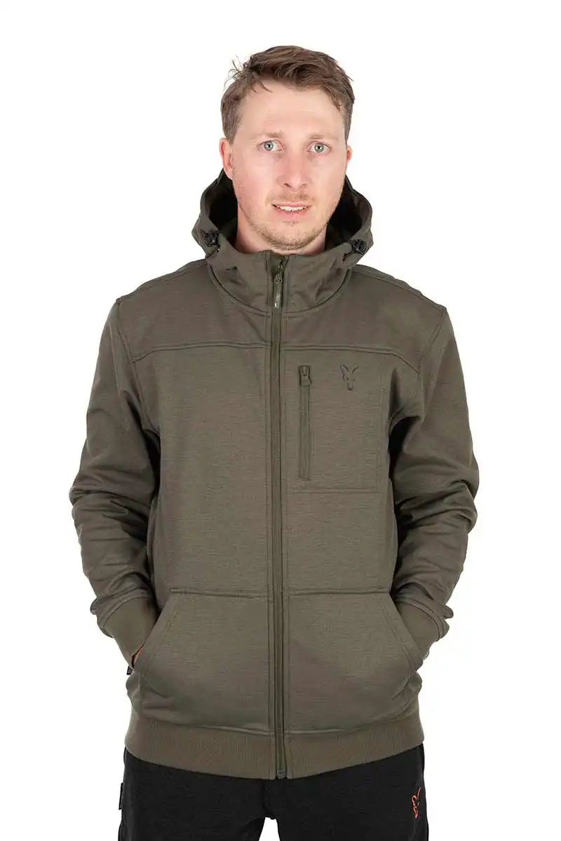 FOX Carp Collection Soft Shell Jacket #S Green/Black