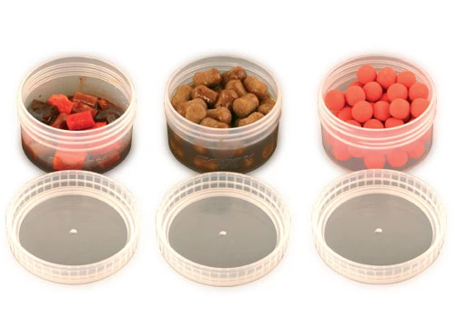 FOX Carp Bait Tubs Clear #Half Size